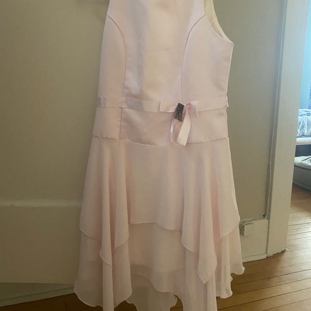 Pink Tiered Flowy Dress